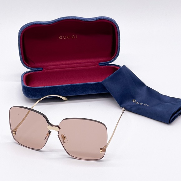 NEW GUCCI GG0352S 002 SQUARE GUCCI SUNGLASSES